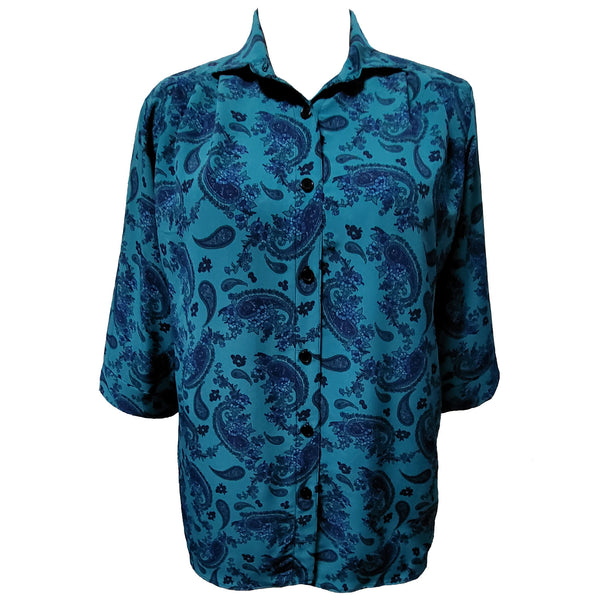 3/4 Sleeve Button-Front Tunic