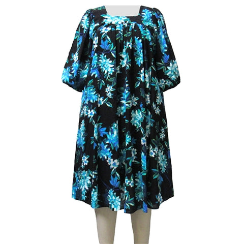 Aqua Botanic Float Dress Women's Plus Size Dress