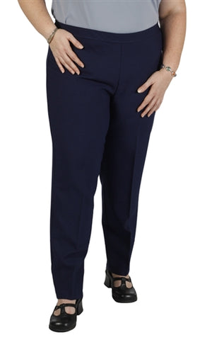 Navy Bend Over Pull-On Pants