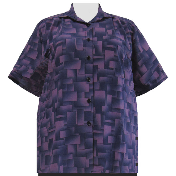 Short Sleeve Button-Front Tunic