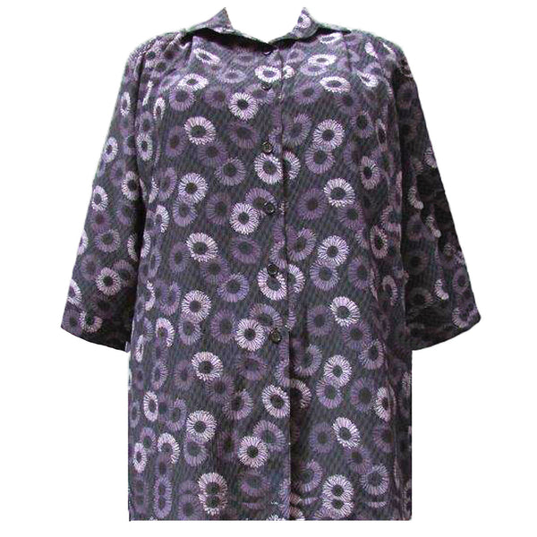 3/4 Sleeve Button-Front Tunic