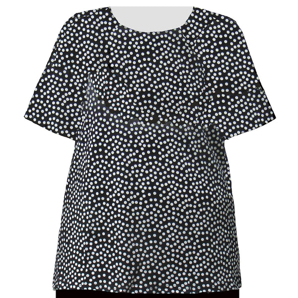 Short Sleeve Round Neck Pullover Top